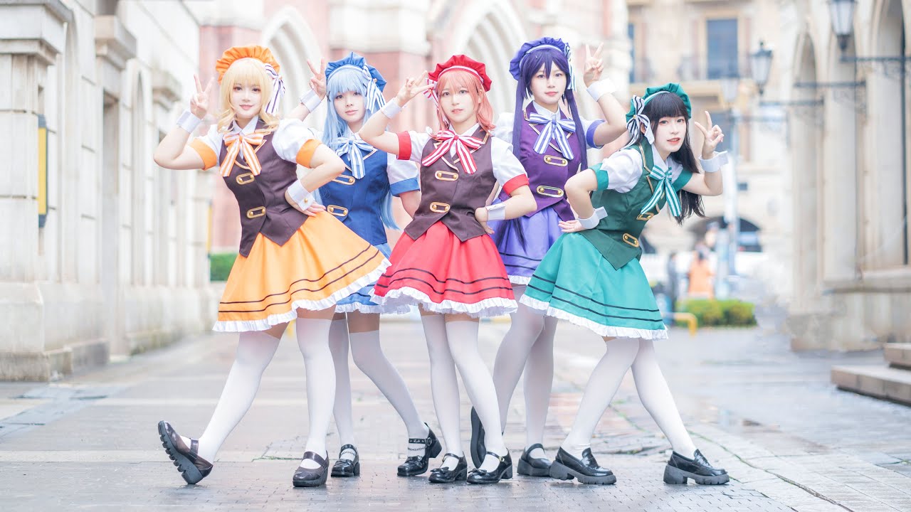 【ごちうさ】Daydream café❤️踊ってみた【中国舞姬五人】