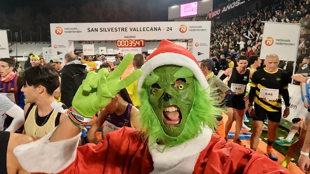 EL GRINCH CORRE LA SAN SILVESTRE VALLECANA EN 35 MINUTOS