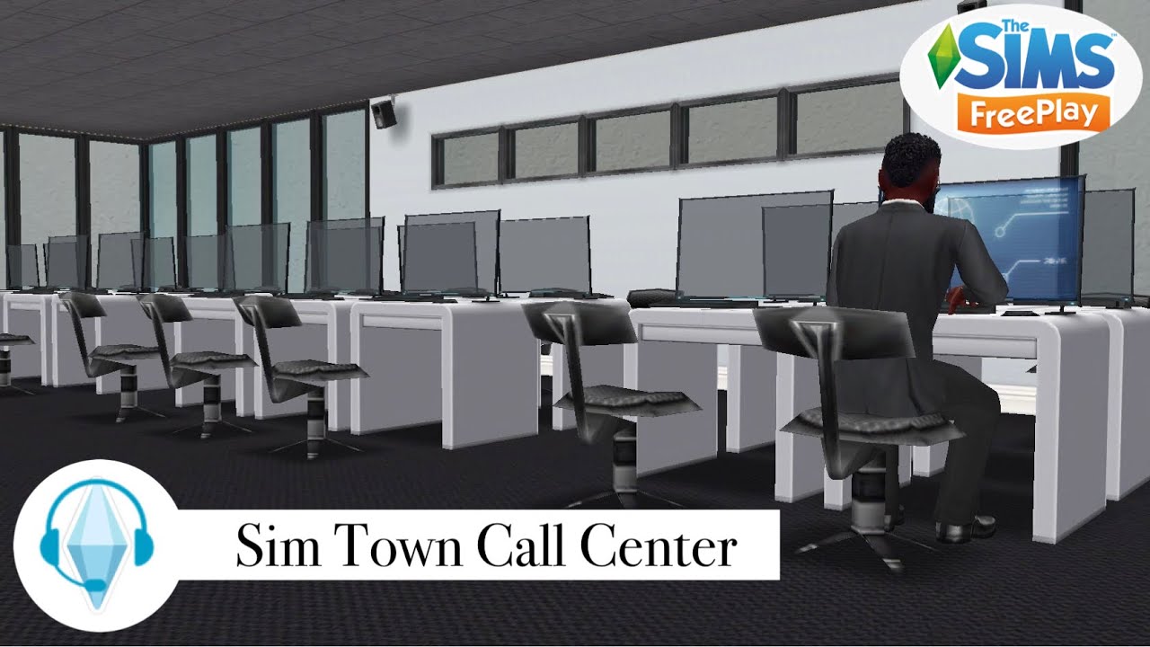 ☎️ Sim Town Call Center | Original Design | Sims FreePlay