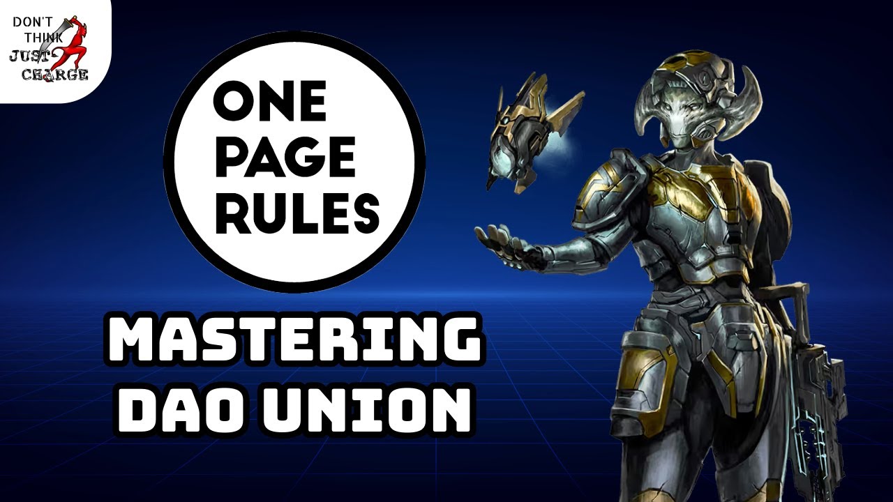 Mastering DAO Union - One Page Rules Army Book Review and List Building Masterclass