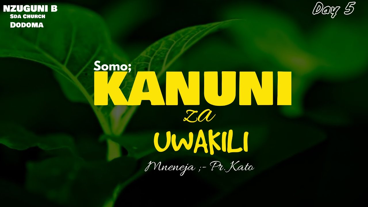🛑#LIVE;JUMA LA UWAKILI, Pr. KATO