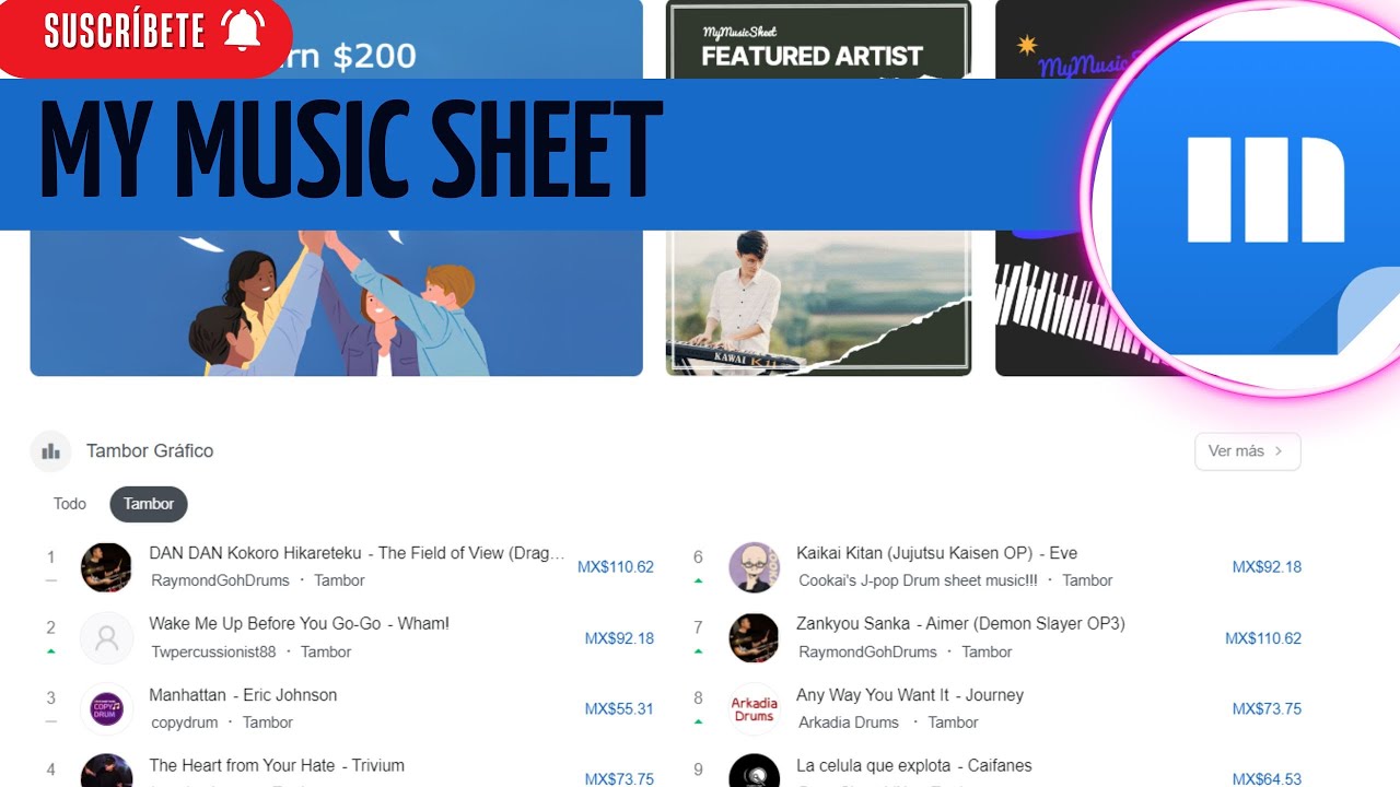 Como Vender Tus Partituras - (V&iacute;deo 2) - My Music Sheet