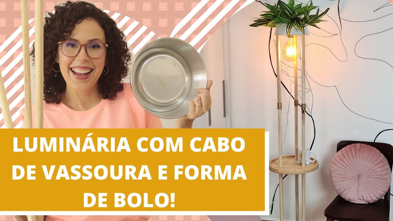 DIY Luminária de chão gastando pouco!