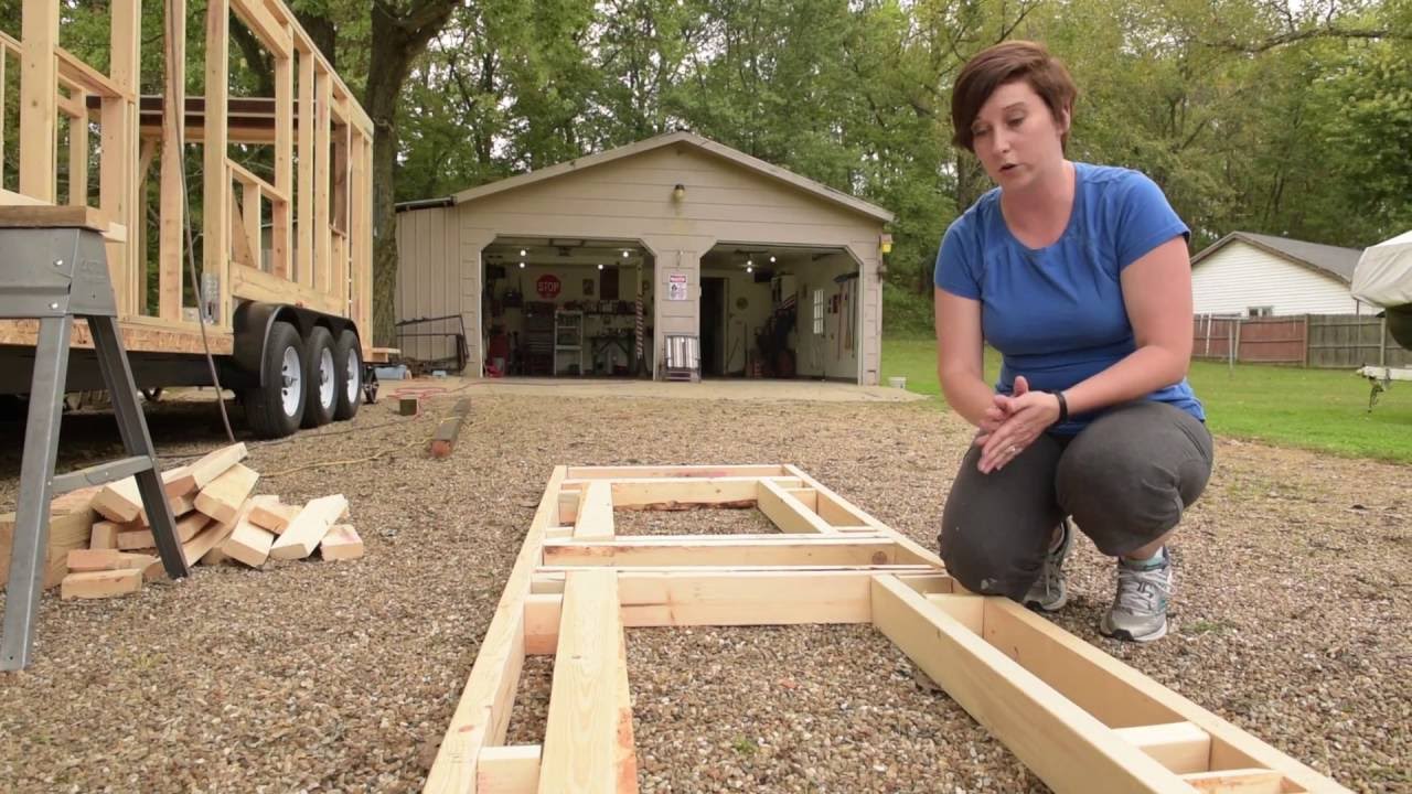 Tiny House Construction: Step 6 - Framing the Dormers for the Sleeping Loft
