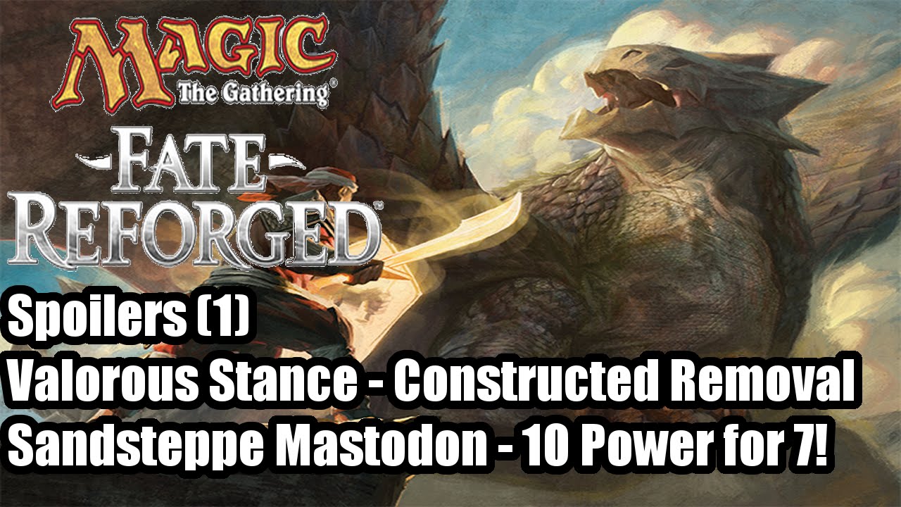 Fate Reforged Spoilers: Amazing Removal/Protection, 7 Mana Elephant Titan