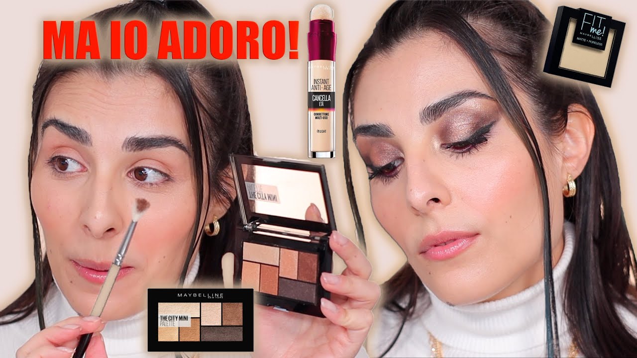FULL FACE LOW COST CON PRODOTTI MAYBELLINE!
