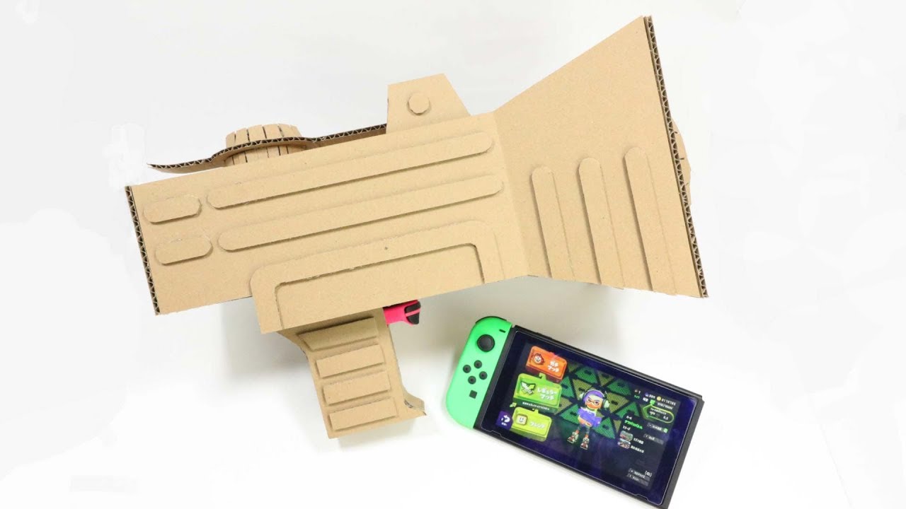 Cardboard DIY  Splatoon2  　NintendoLabo！？　スプラトゥーン２で、任天堂ラボ！？