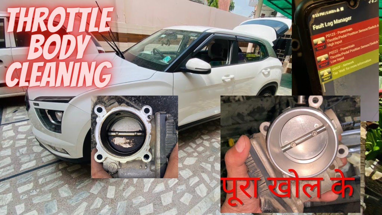 Hyundai creta throttle body cleaning/ calibration| RPM fluctuate| missing | idle problem