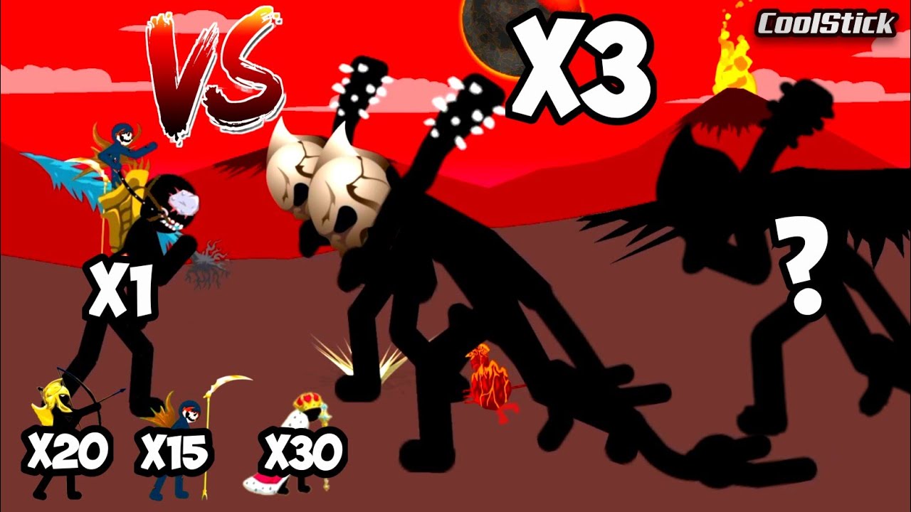 Last Stand Mission | Fast Attack Mode | x3 Final Bosses Vs All Stick Unit Army | Stick War Legacy