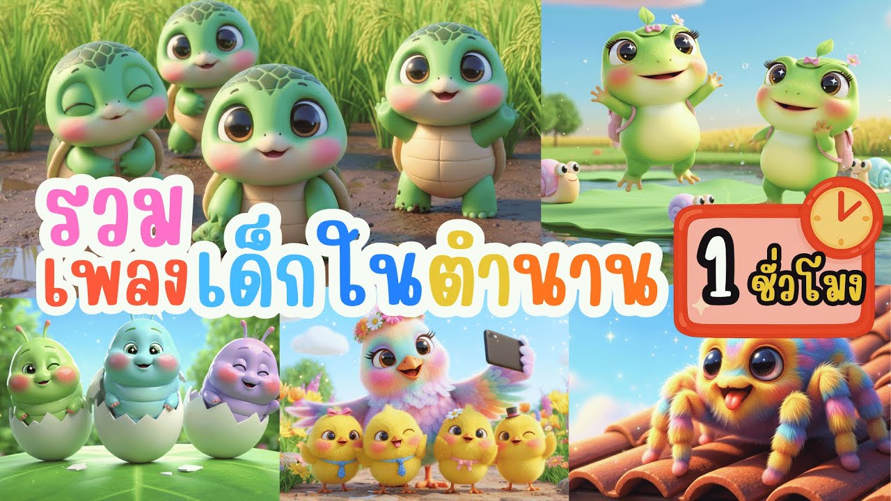 รวมเพลงเด็กในตำนาน 1ชั่วโมง l โดยDoodeekids #เพลงเด็กยาวๆ #เพลงเด็ก #เพลงอนุบาล #เพลงเด็กเต้น