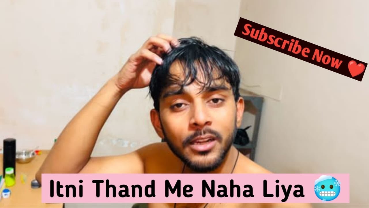 Itni Thand Me Naha liya 🥶|| On Youtube ❤️
