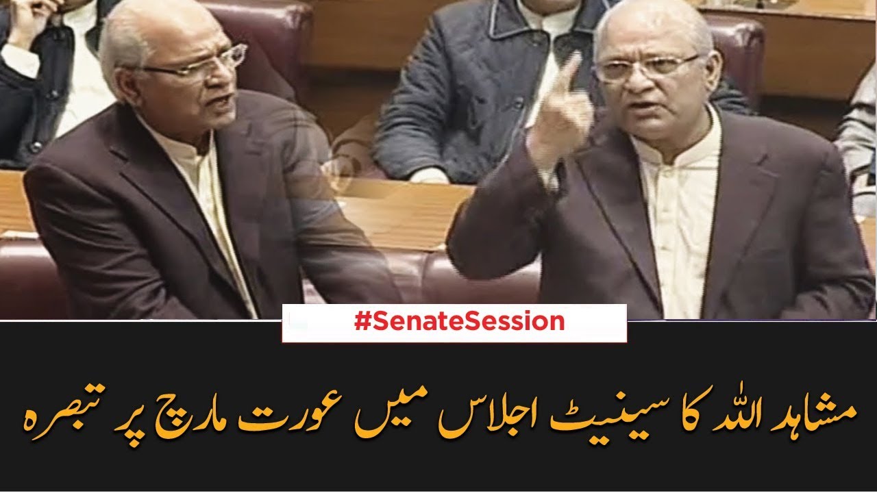 Mushahid ullah speech in senate on ''Aurat March'' | SAMAA TV