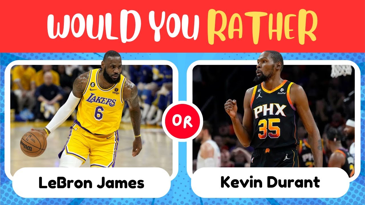 Would you rather NBA Player Edition! 🏀