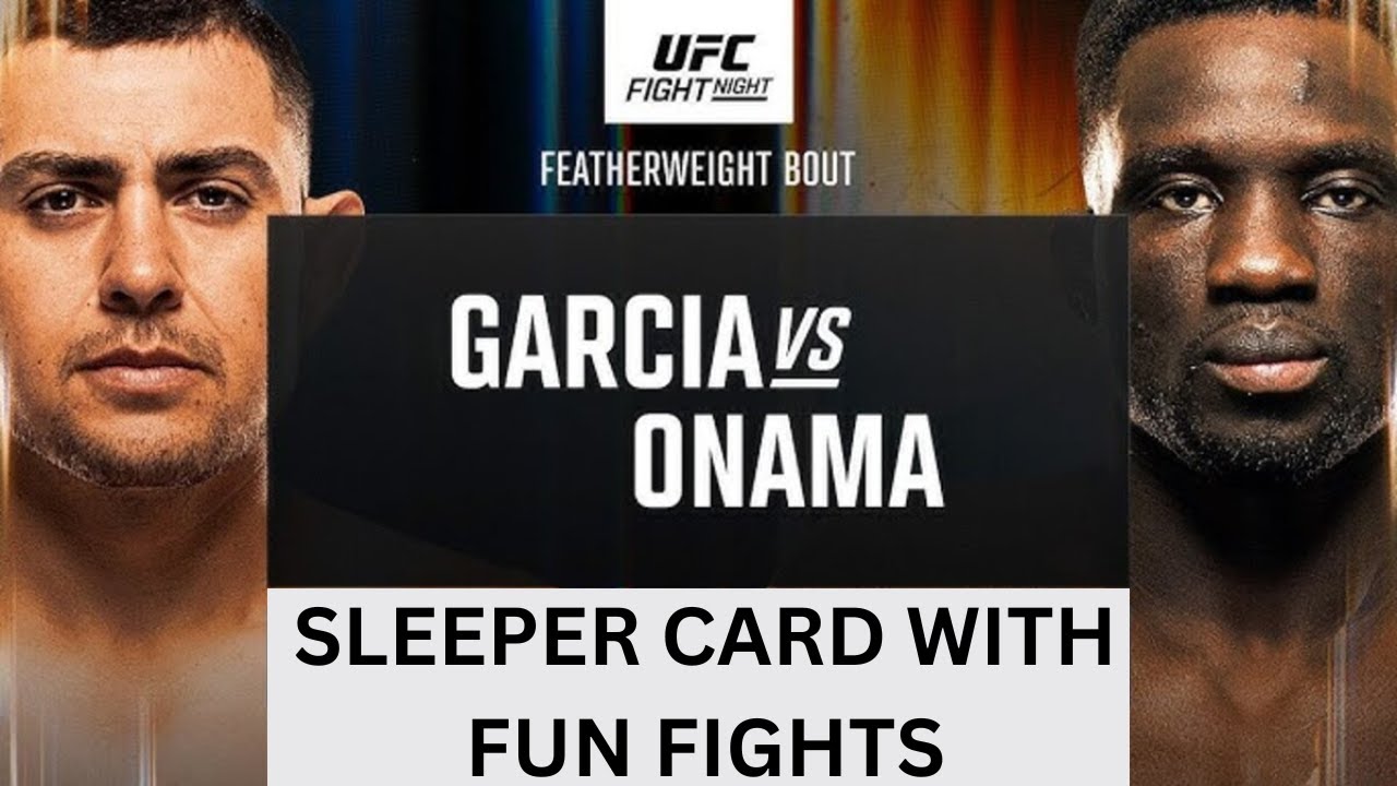 UFC VEGAS FIGHT NIGHT Garcia vs Onama Fight Companion
