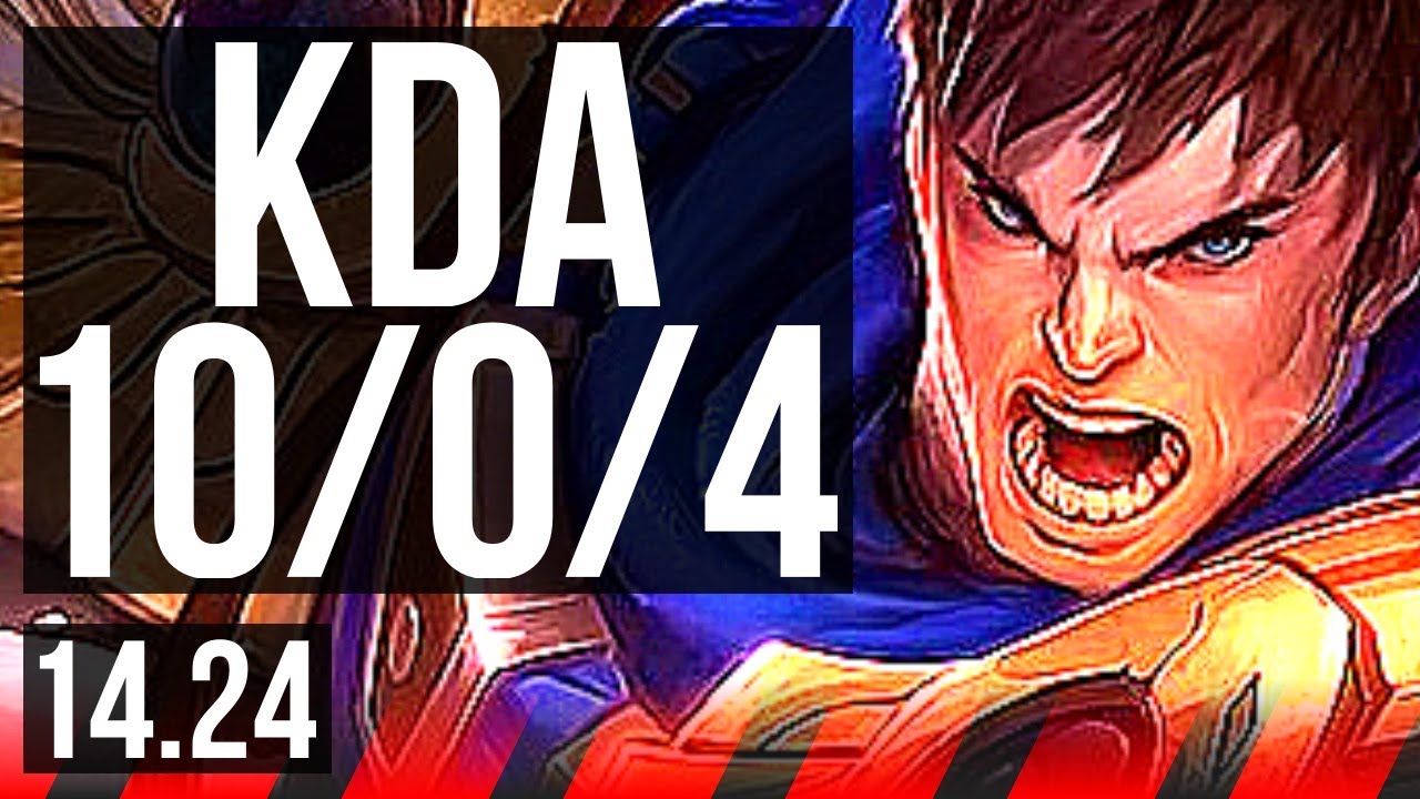 GAREN vs IRELIA (TOP) | 10/0/4, Legendary | KR Master | 14.24