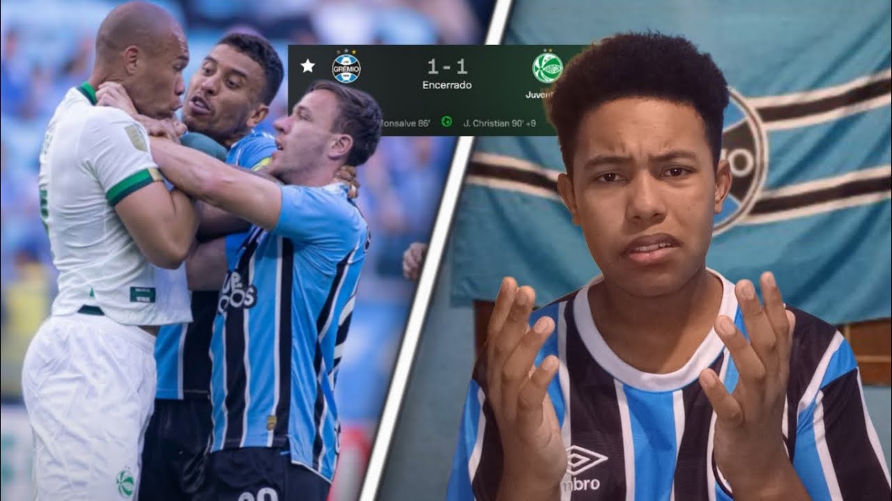 (GRÊMIO 1 X 1 JUVENTUDE) gol no finalzinho é pra matar