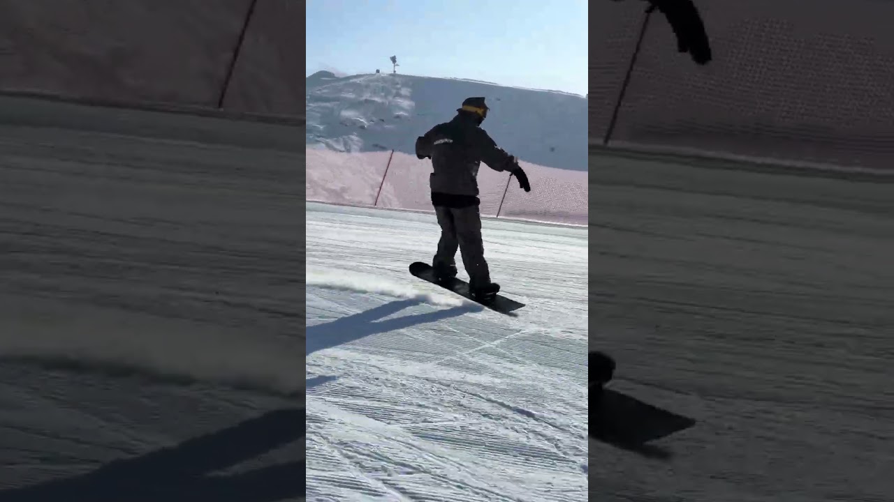 Today Ka Ren fell and did a 360-degree side roll