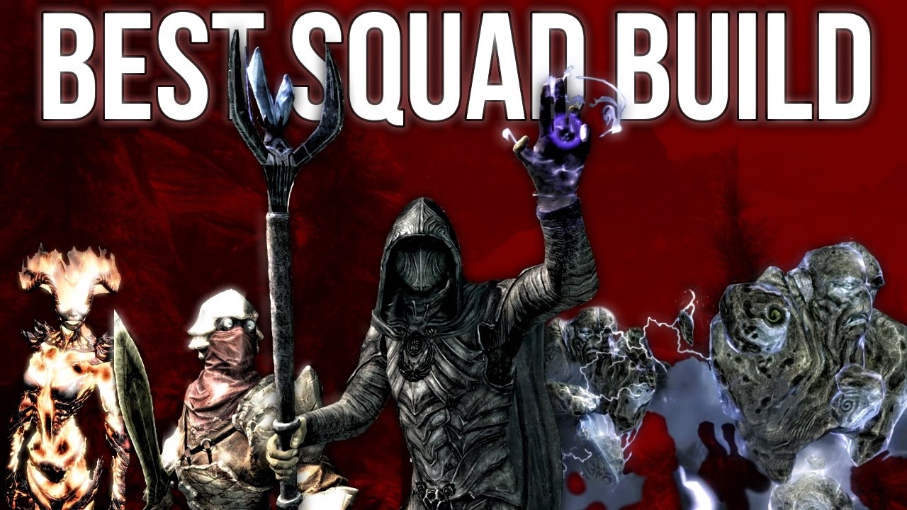 Best Squad Build - The Captain - Skyrim Builds