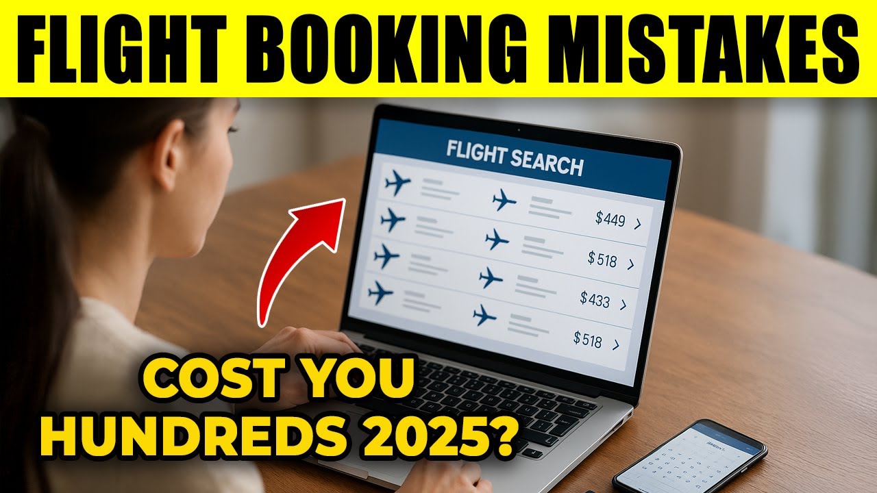 11 Flight Booking Mistakes That Cost You Hundreds (Book Smarter In 2025)