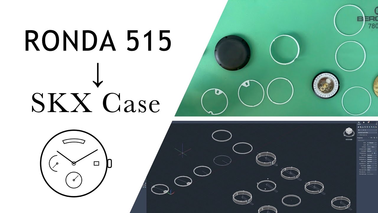 Ronda 515 Watch Movements in an SKX Case