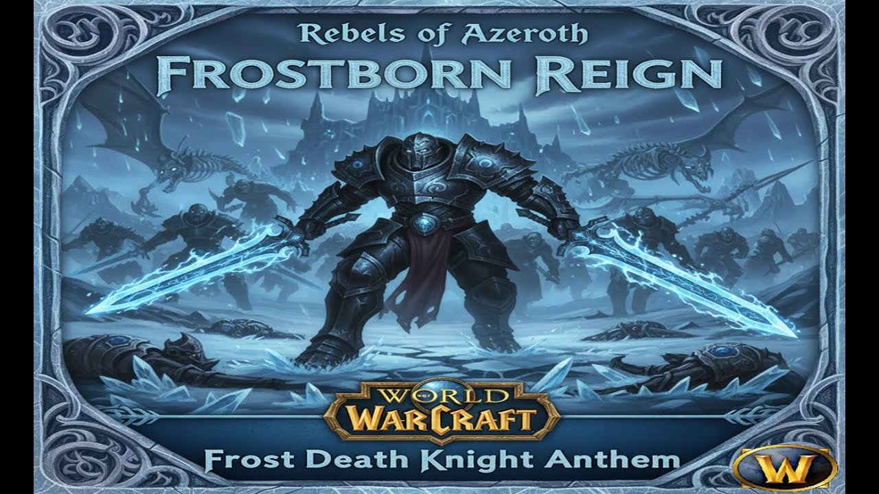🎶Cold Steel, No Mercy 🧊 | Frost DK Rock Anthem (Frostborn Reign)