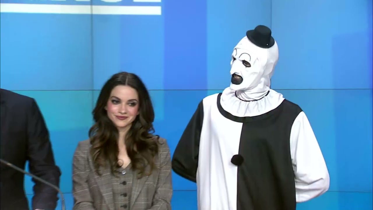 TERRIFIER 3 - Watch Art the Clown & Lauren LaVera Ring the Nasdaq Closing Bell on October 31, 2024!