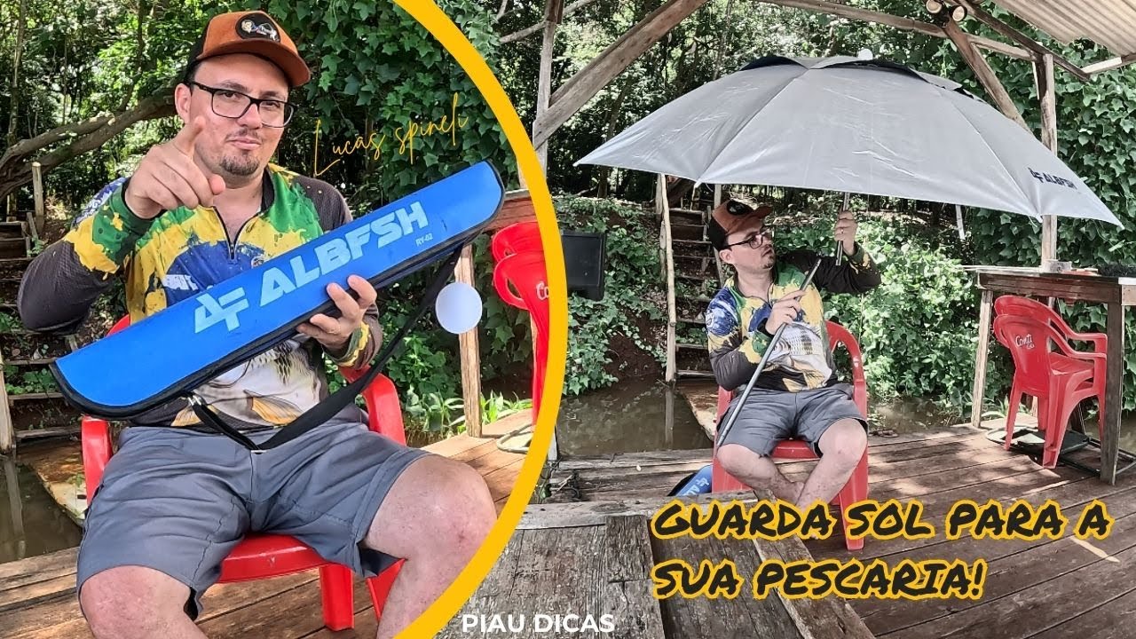 Melhor guarda sol para sua pescaria,  Albatroz!