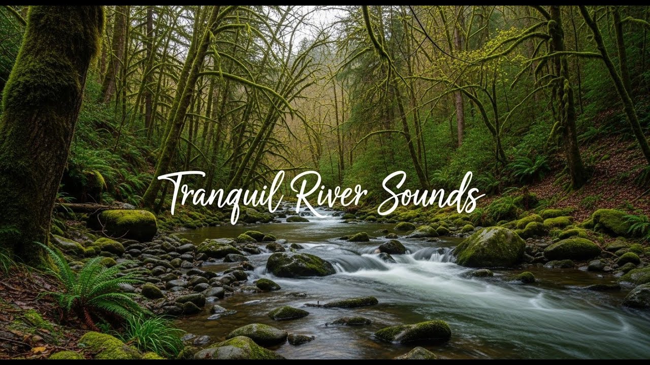Calming River Stream 12 Hours for Deep Sleep, Stress Reduction and Anxiety Relief 🌿