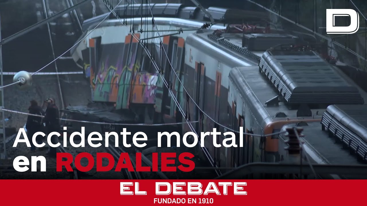 El descarrilamiento de un tren de la línea R4 de Rodalies provoca una muerte y decenas de heridos