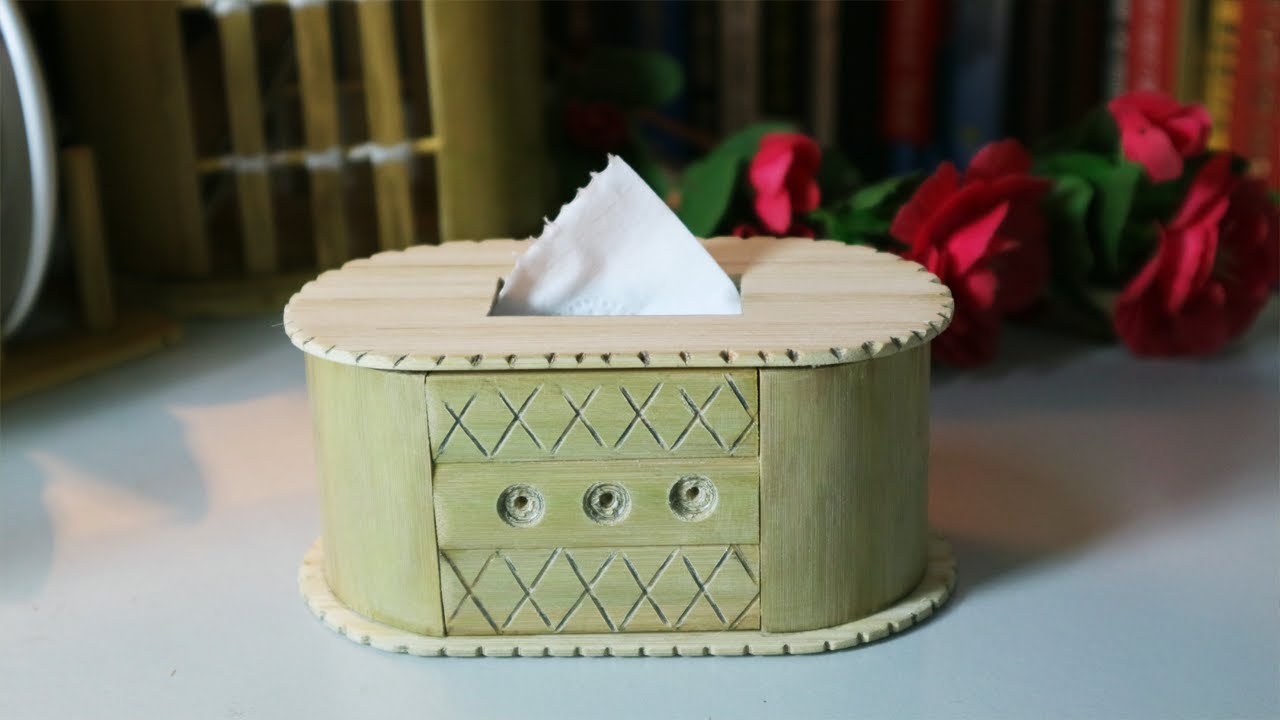 Creative ideas make paper box made of bamboo | Bamboo Furniture