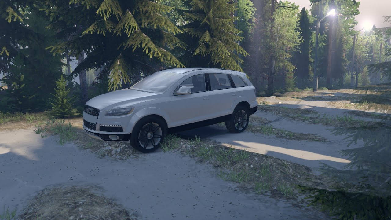 SpinTires обзор мода ( Audi Q7 )