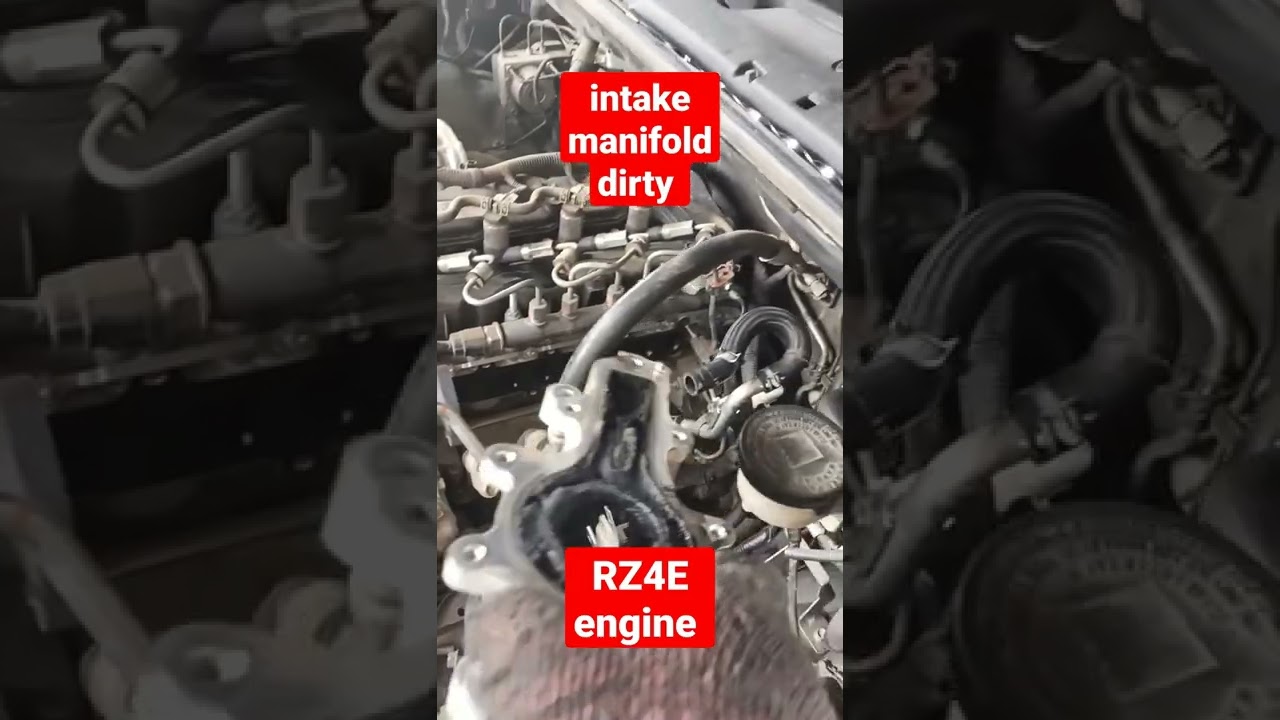RZ4E dirty intake manifold system #car #mechanic #youtubeshorts