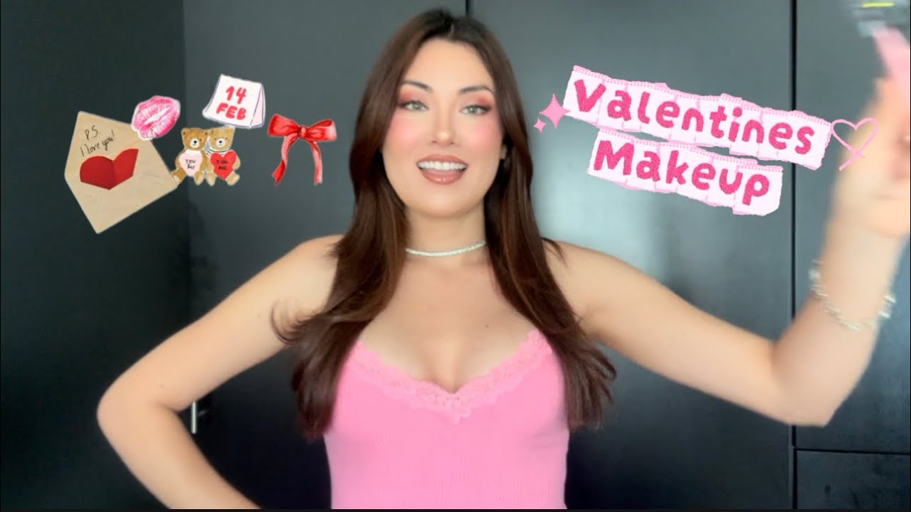 VALENTINES MAKEUP☺️🎀 💖
