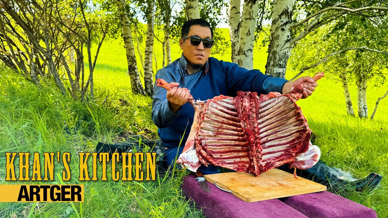 MUTTON ROLL for the KING! Mongolian Lamb Roll! | Khan's Kitchen