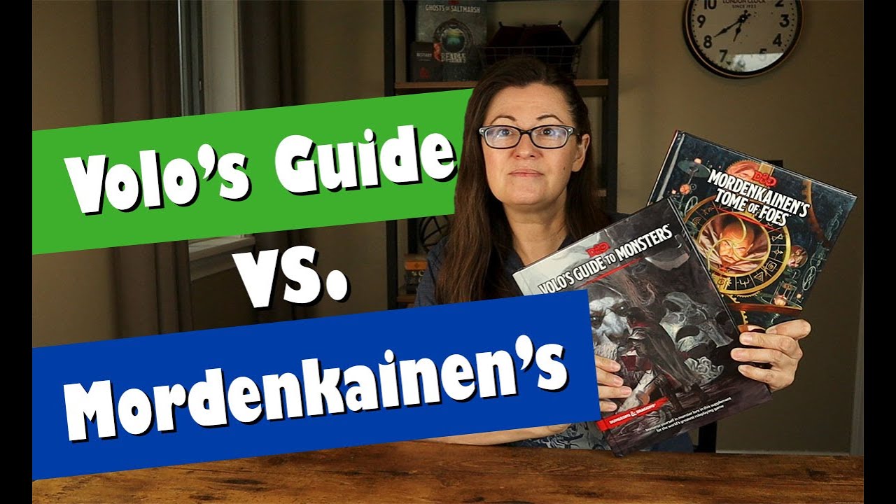 Volo's Guide to Monsters vs Mordenkainen's Tome of Foes - Dungeons and Dragons 5th Edition