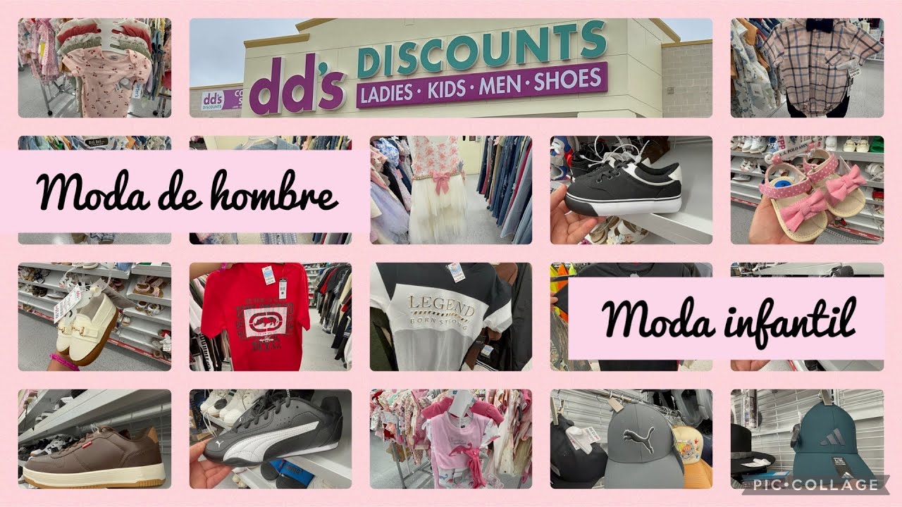 Ropa ya zapatos muy lindos en el área de hombres y niños en DD’s discounts 