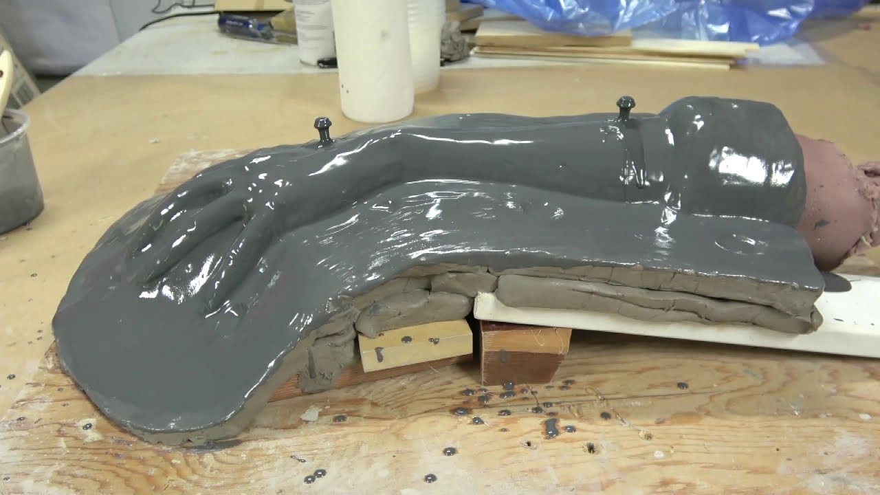 Making a Two Part Mold - Prosthetic Makeup FX How to