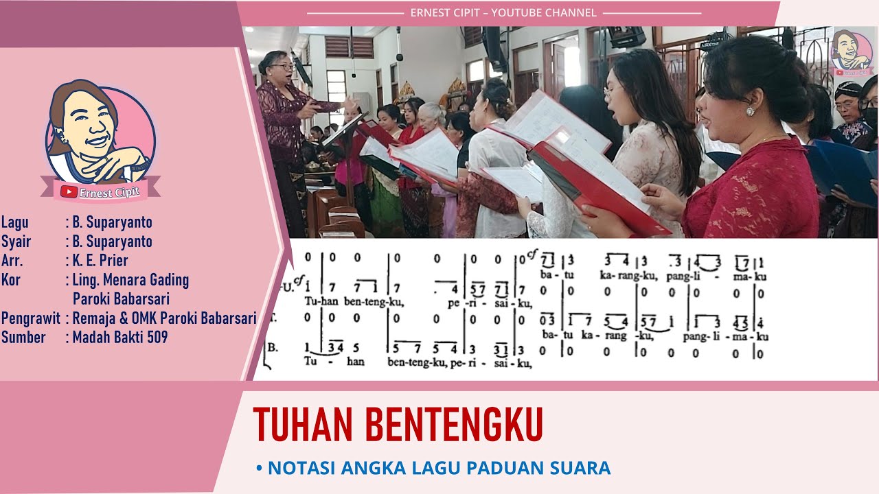 Lagu Komuni dengan Karawitan Tuhan Bentengku | Madah Bakti 509