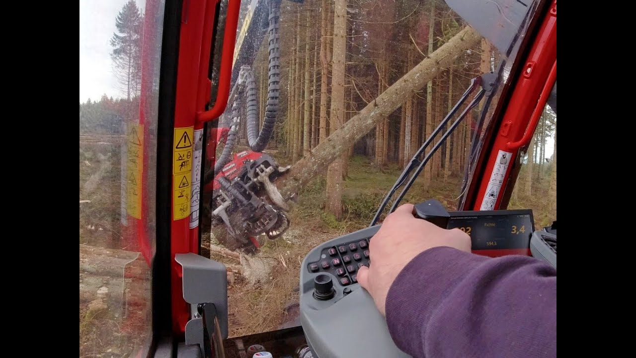 🌲Komatsu 951 & C164 • New Head • HarvsterAction • OnBoardView • Aarman-Puit • Logger 🌲