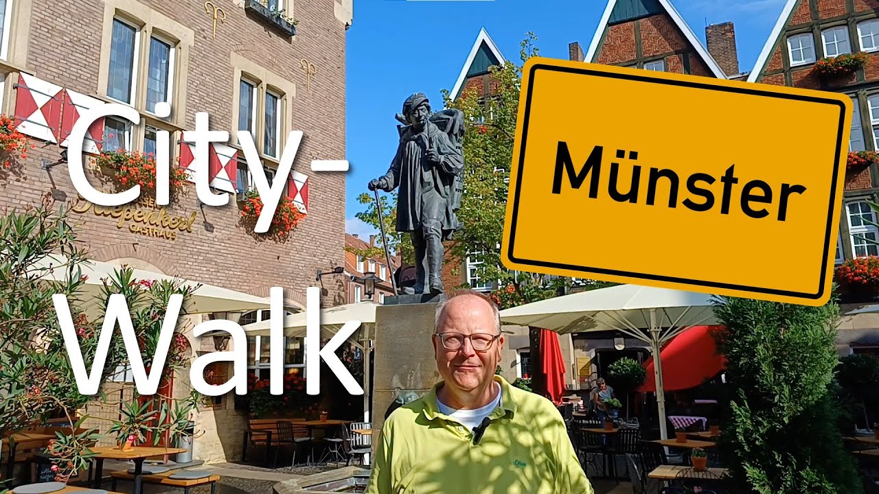 Münster City-Walk 2023 | Die Top-Sehenswürdigkeiten der Stadt in 20 Minuten