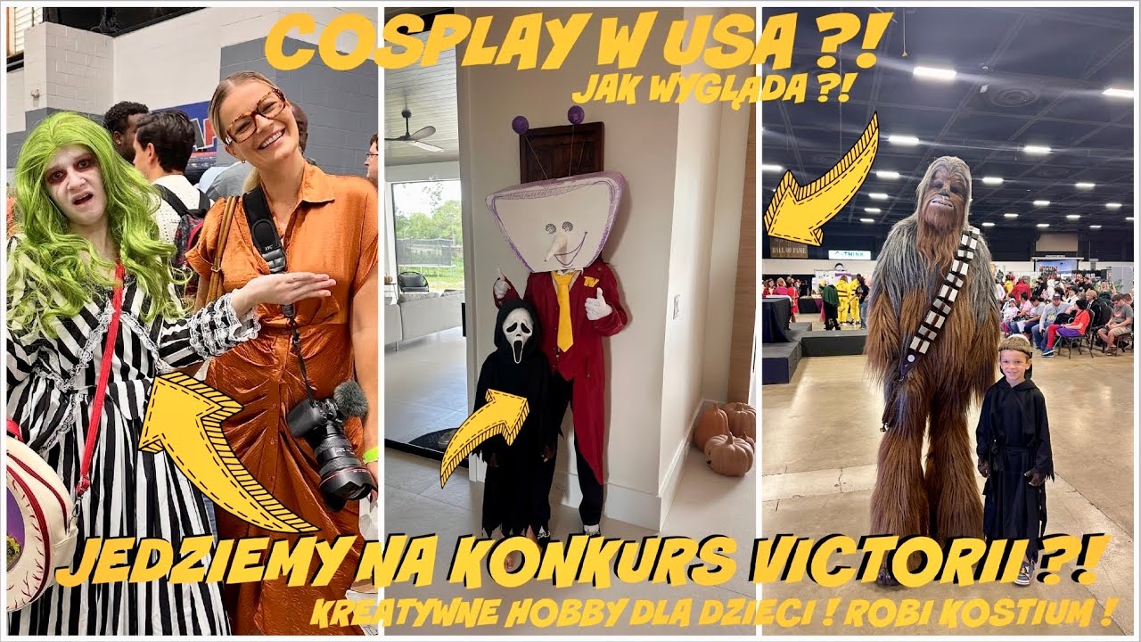 VICTORIA ROBI KOSTIUM NA COSPLAY W USA?! KREATYWNE HOBBY DZIECI! CZY WYGRAŁA ?