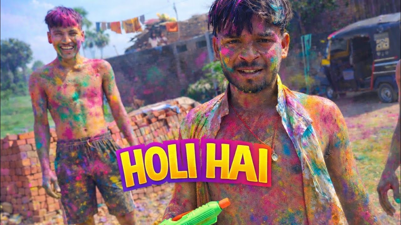 HOLI HAI 🔫💥 | Gaon Wali Holi 2026 | Full Masti & Rangbaazi 😎