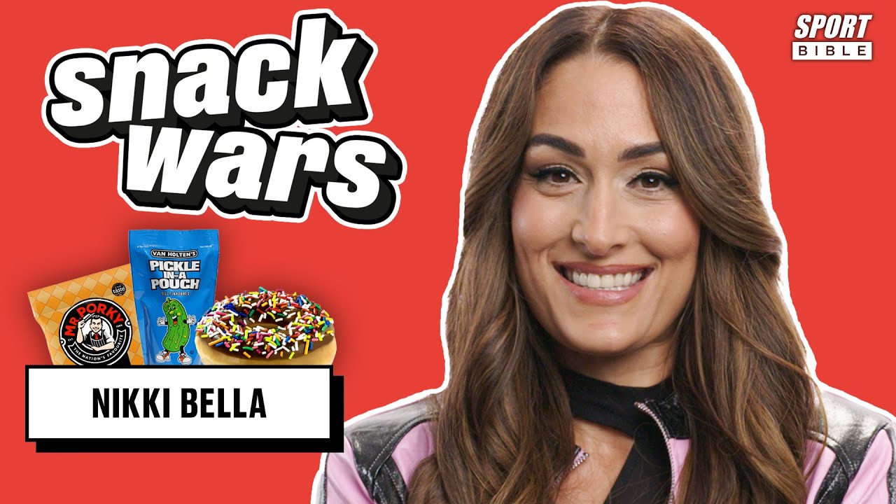 WWE Superstar Nikki Bella Rates British & American Food | Snack Wars