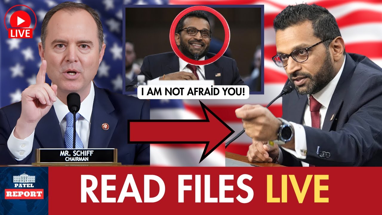 Schiff READS Classified File LIVE — Patel's Face Goes WHITE, Security Rushes In After ONE Name