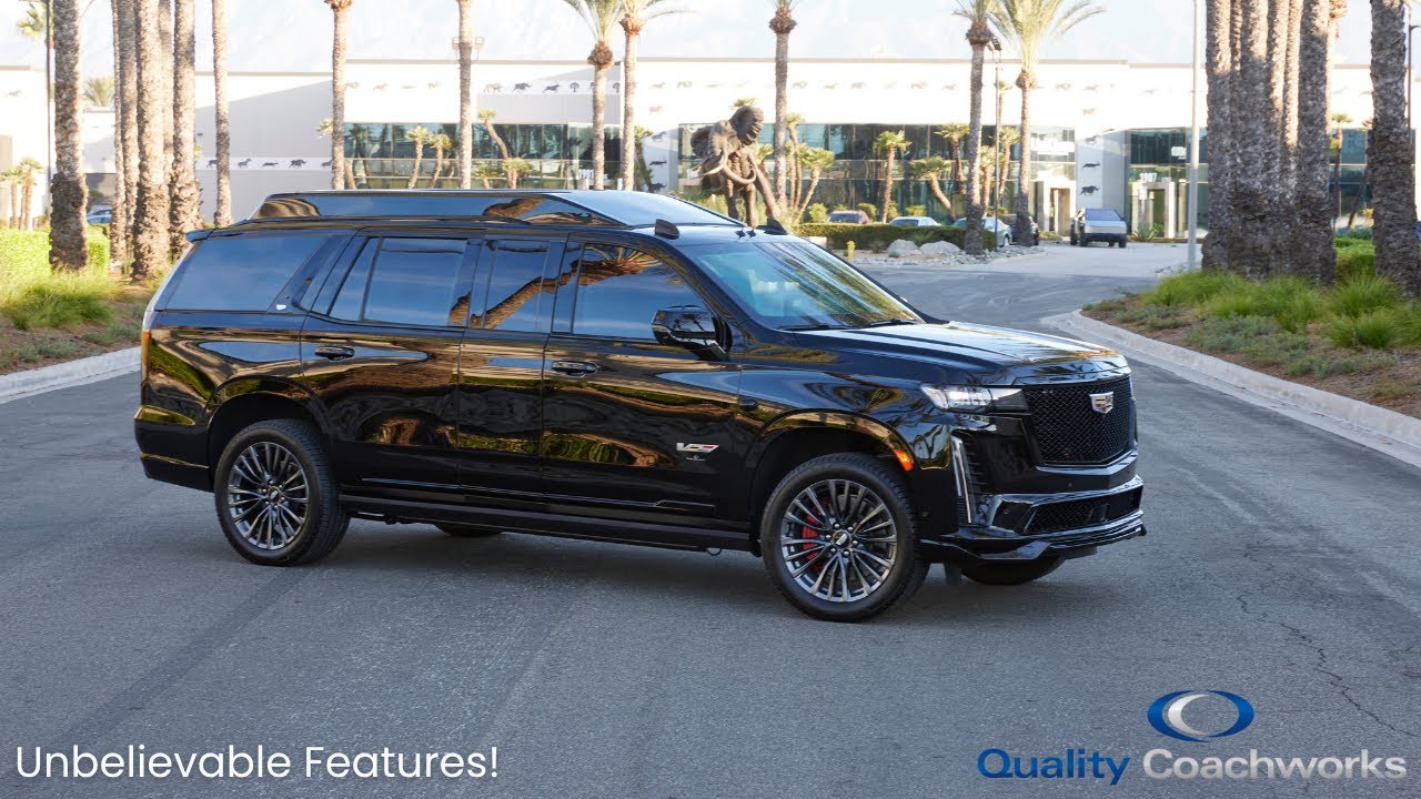 Inside the 23-Inch Stretch Armored Cadillac Escalade V – The CEO’s Ultimate SUV