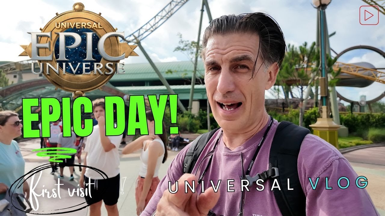Epic Universe Theme Park - First Visit VLOG