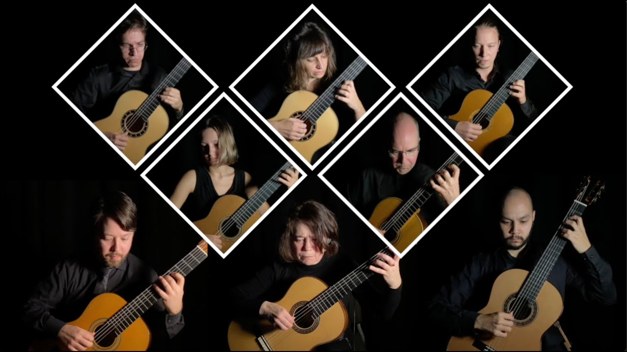Brandenburg Concerto No 3. BWV 1048 by the Vancouver Guitar Orchestra