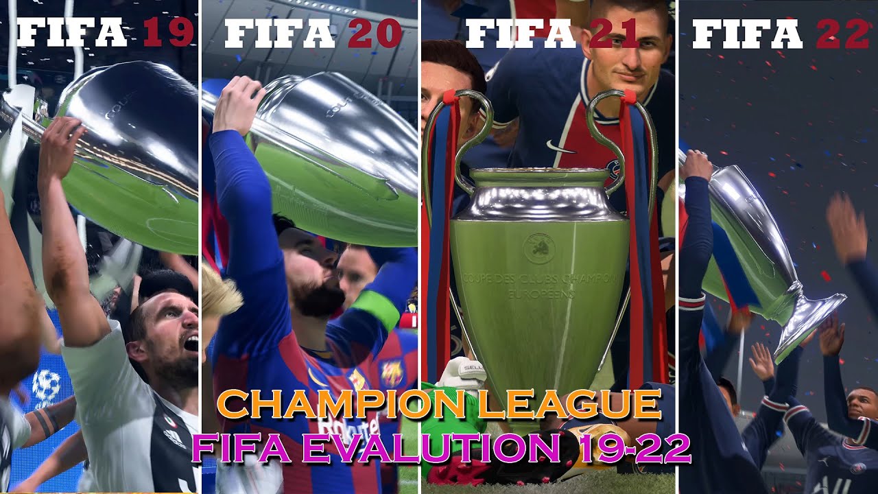 4K Evolution of FIFA | Winner Champion League Final | FIFA 19 - FIFA 22 | Gameplay #99