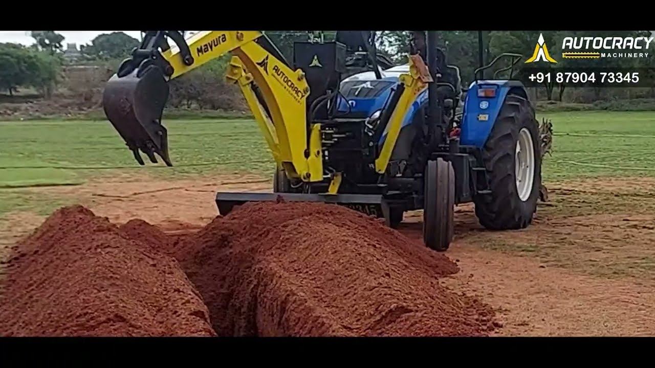 Multi-Utility Trencher Machine For Water Management Projects | Mayura TW