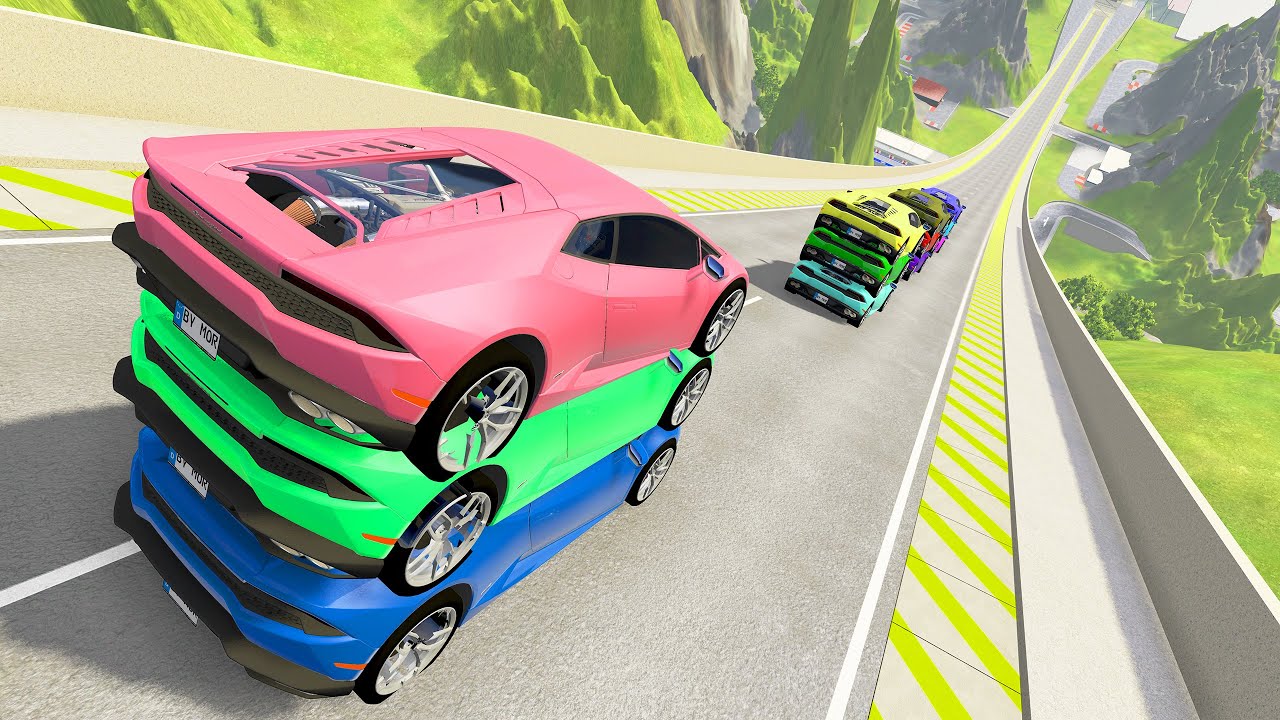 HT Gameplay Crash # 9 | New Cars vs Epic High Speed Jumps and Trucks vs Mega Speed Bumps